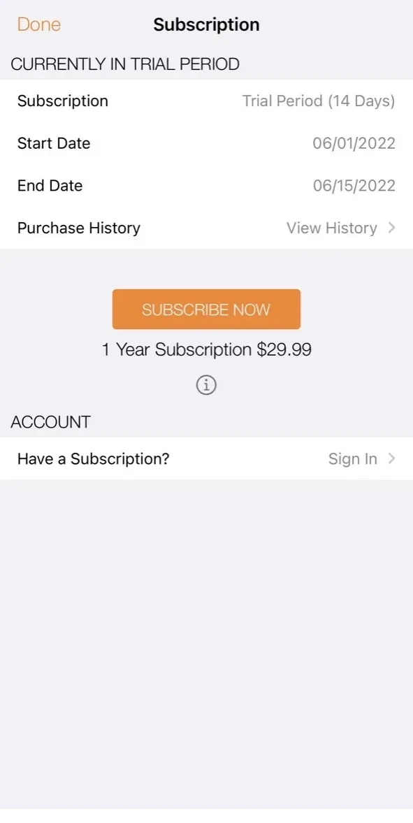 California Crime Finder paywall screen