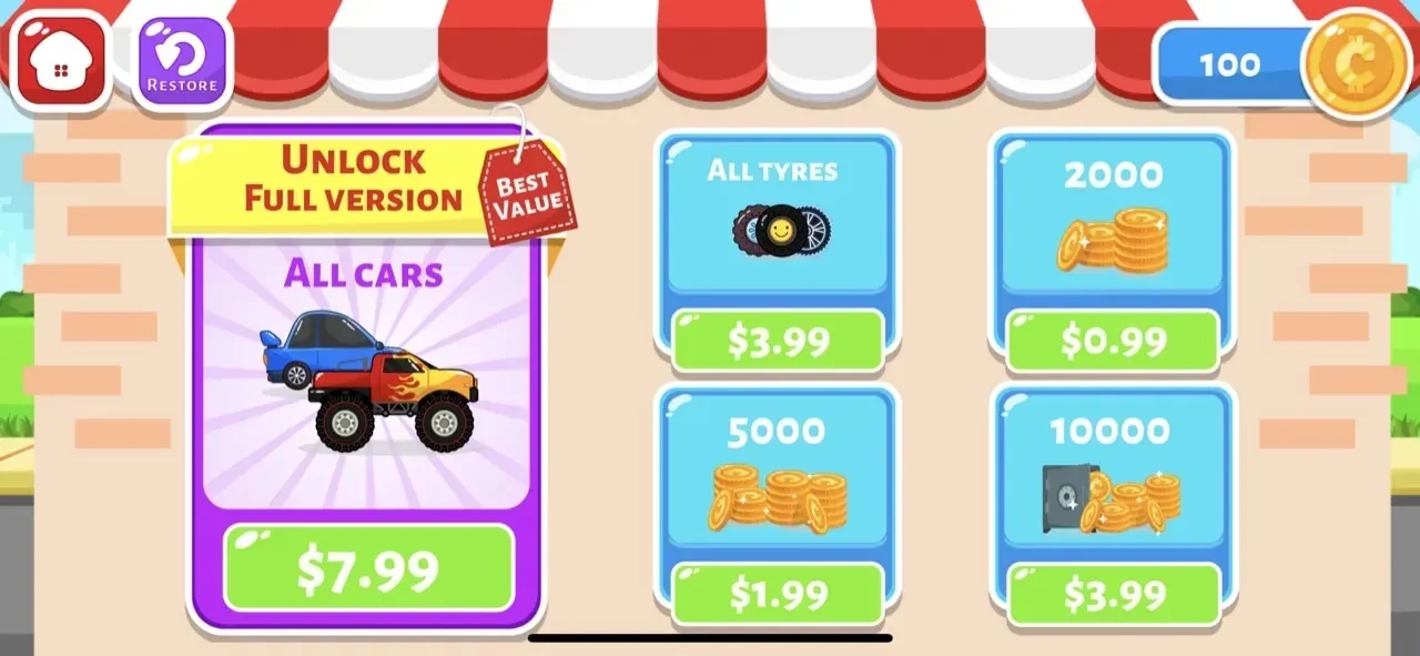 Car Wash paywall screen