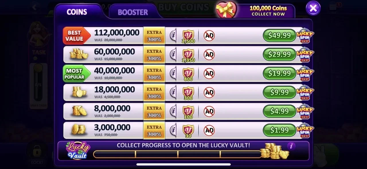 Cash Party™ Casino Slots Game paywall screen