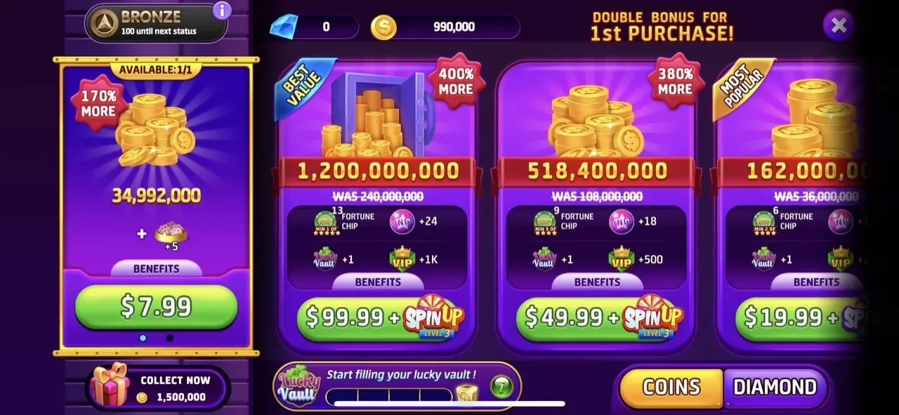 Casino Raiders™ paywall screen