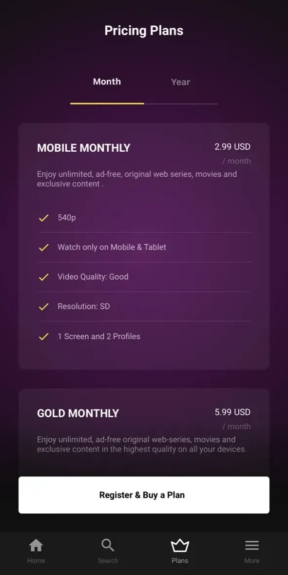 Chaupal paywall screen