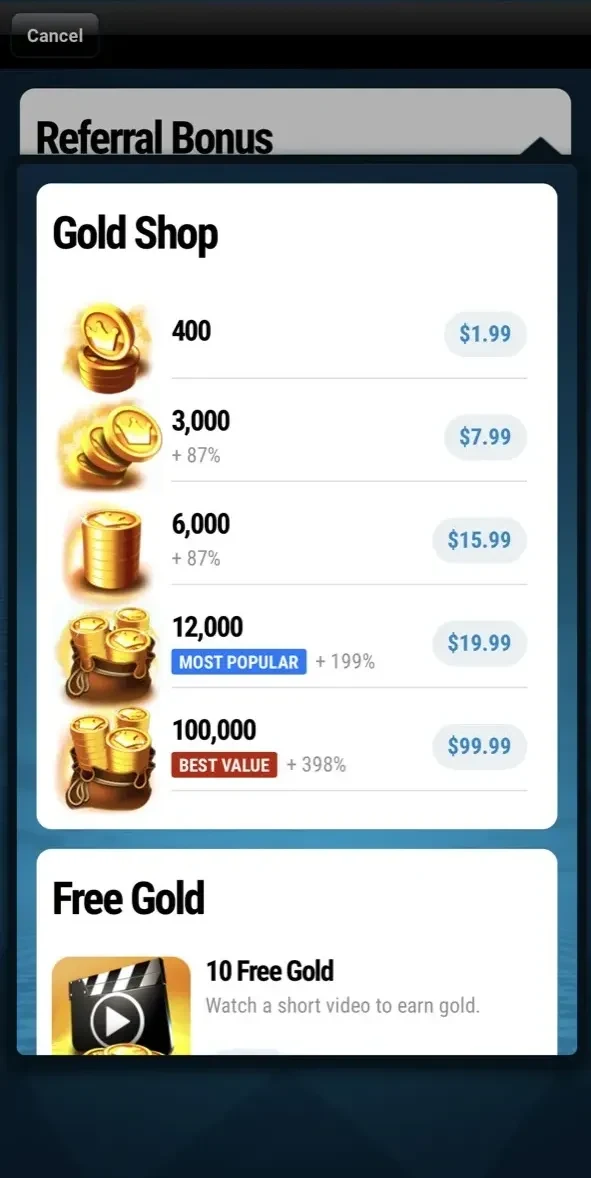 Chess Online paywall screen