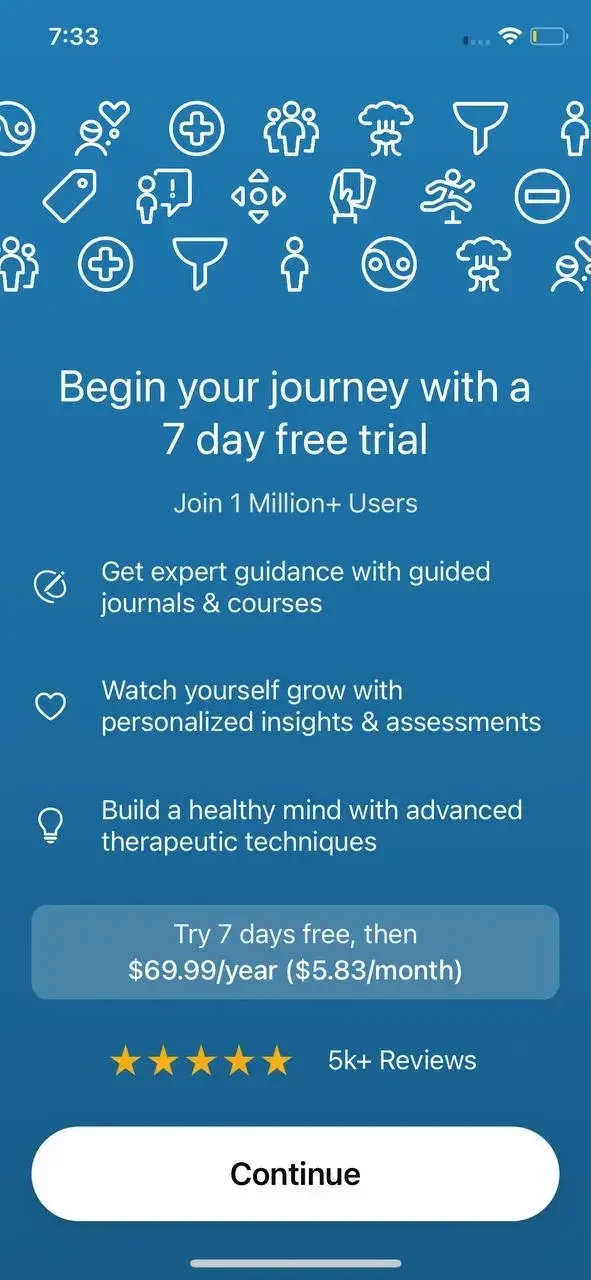 Clarity paywall screen