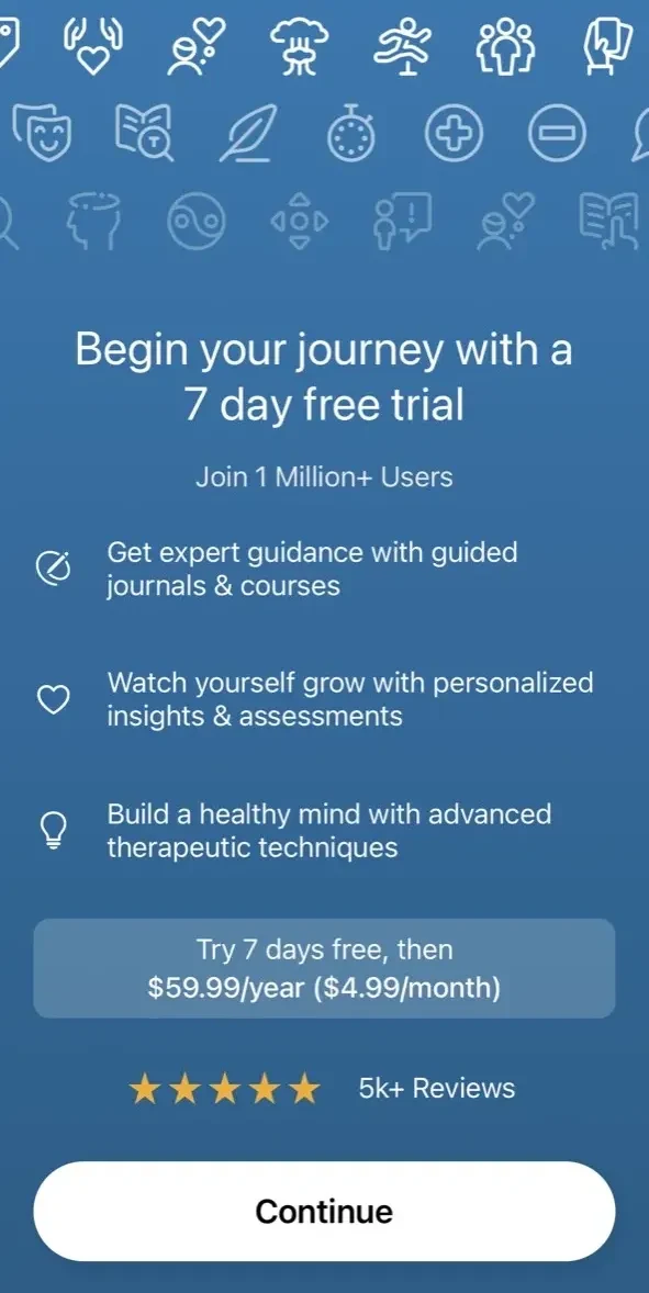 Clarity paywall screen