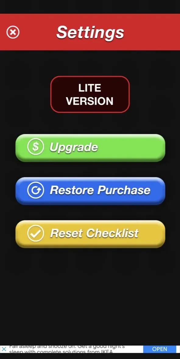 Collector paywall screen