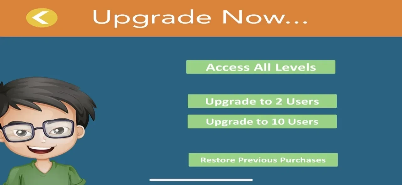 Comprehension Builder. paywall screen