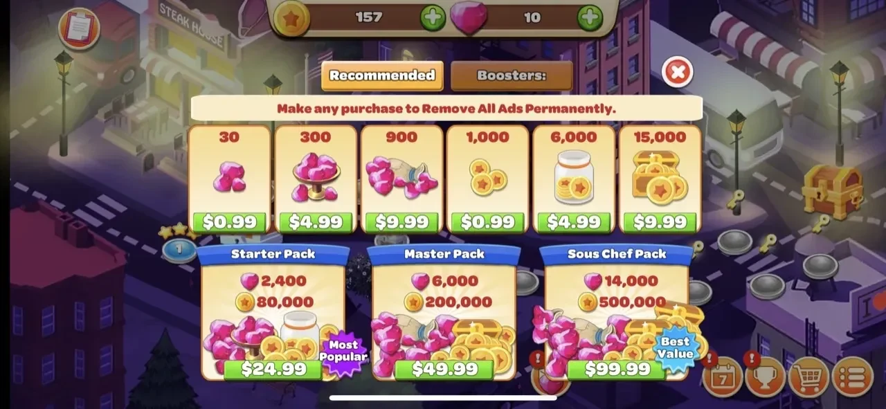 Cooking Mastery paywall screen