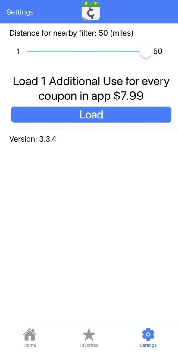 Coupon Calendar paywall screen