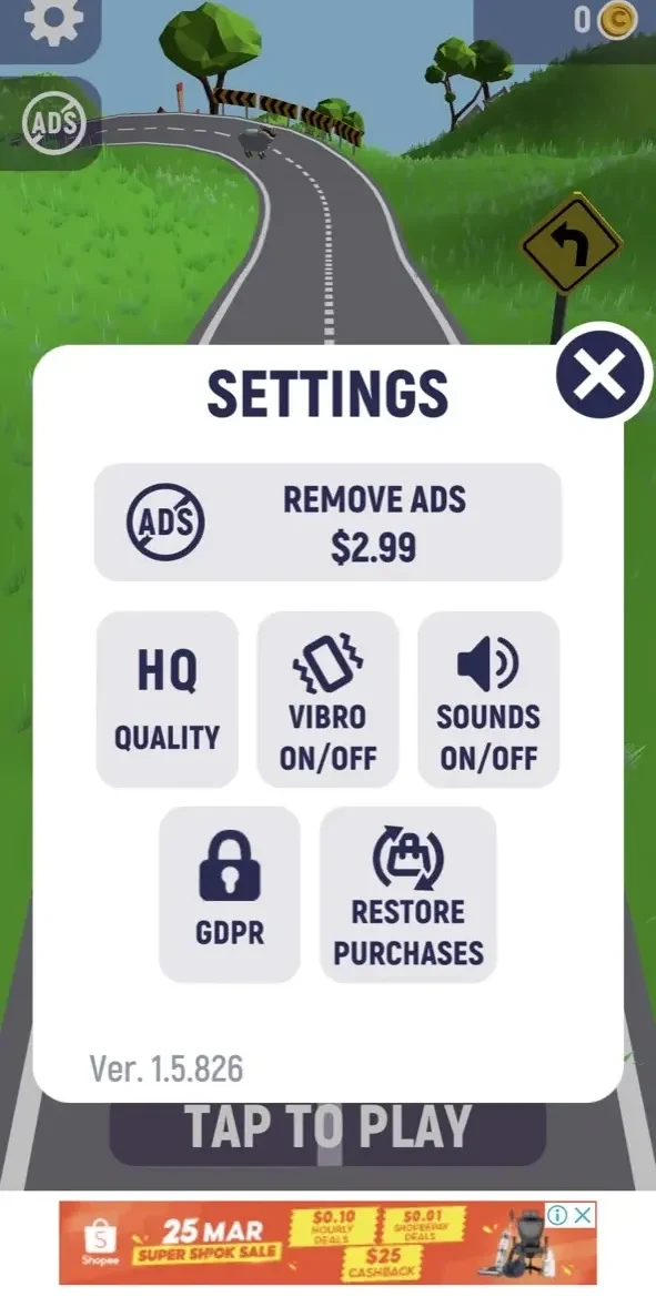 Crash Delivery paywall screen