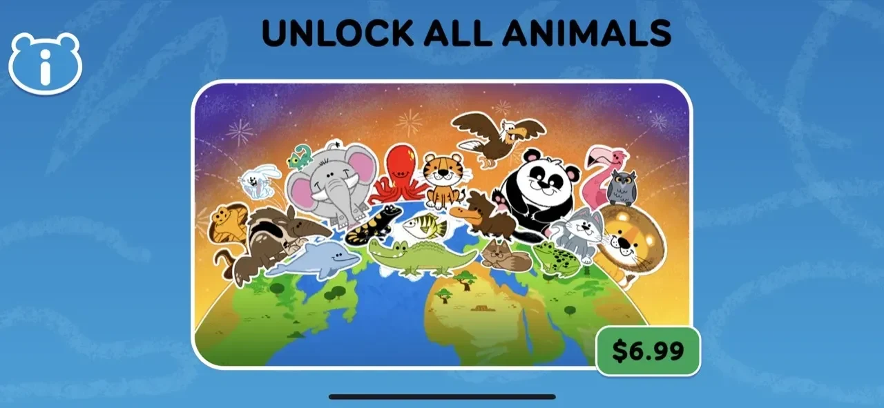 Crayola Colorful Creatures paywall screen