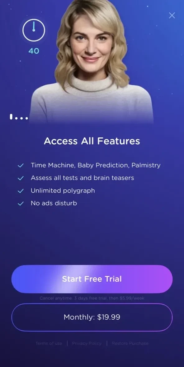 Curiosity Lab paywall screen