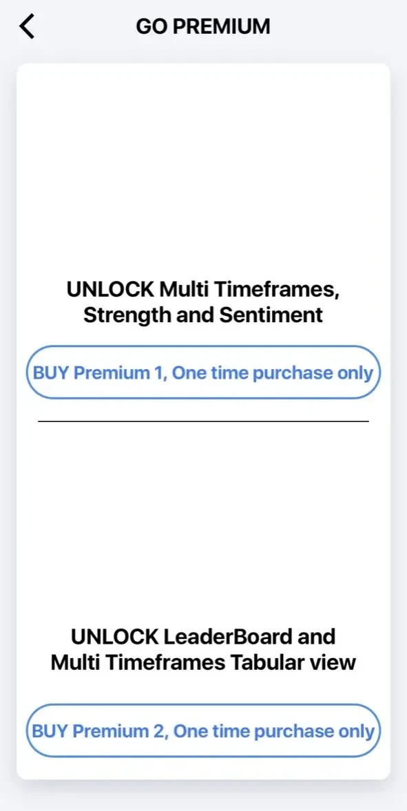 Currency Heatwave paywall screen