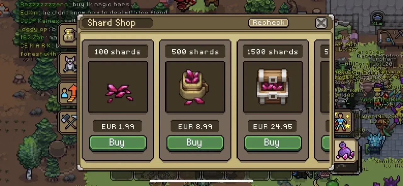 Curse of Aros paywall screen