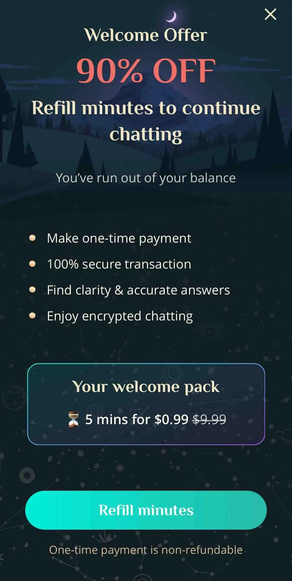Daily Astrology Horoscope paywall screen