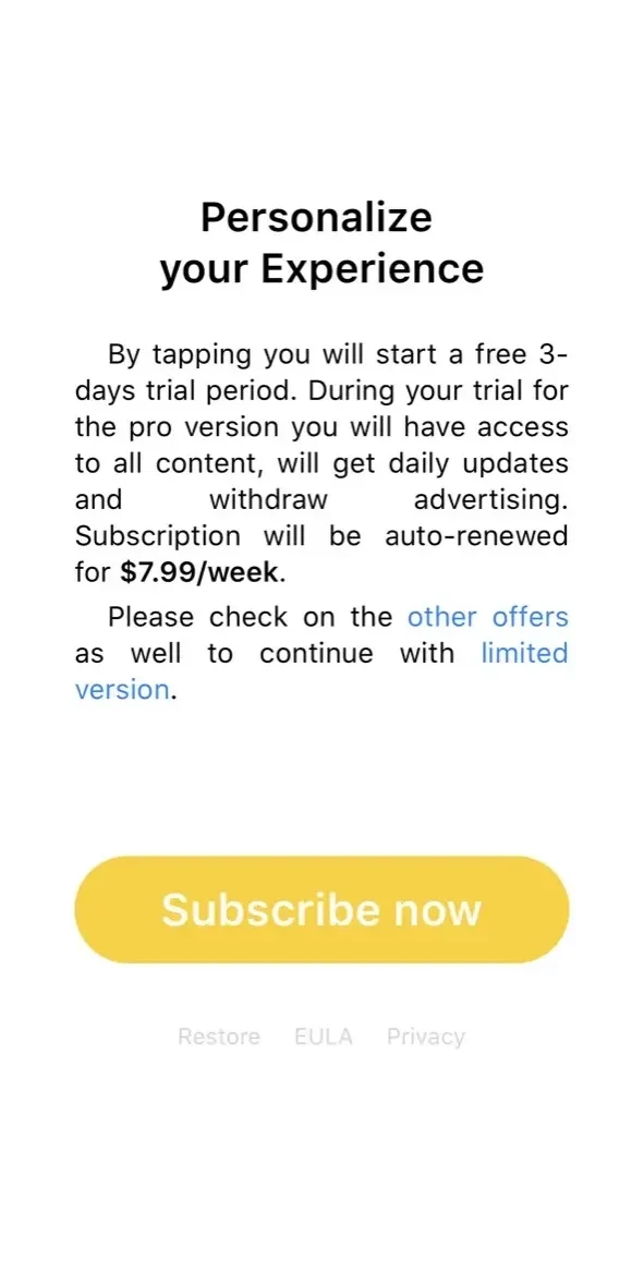 Depth Wallpaper paywall screen