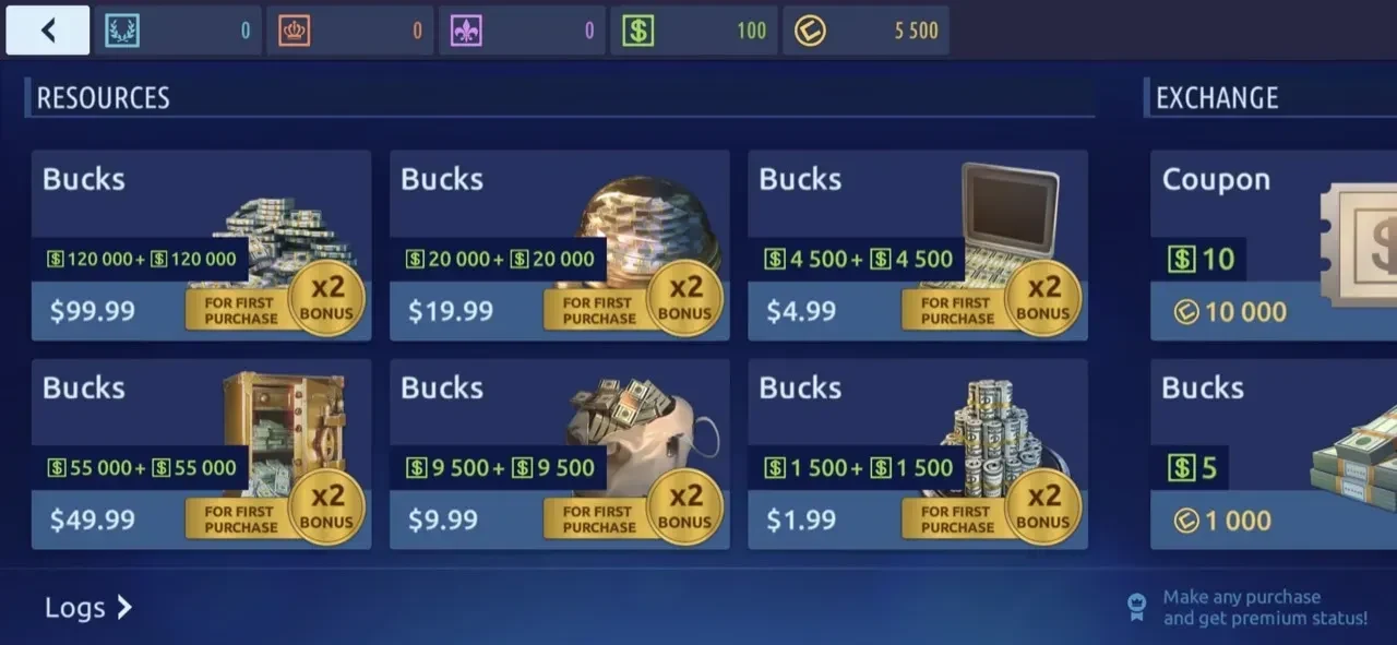 Drag Racing paywall screen