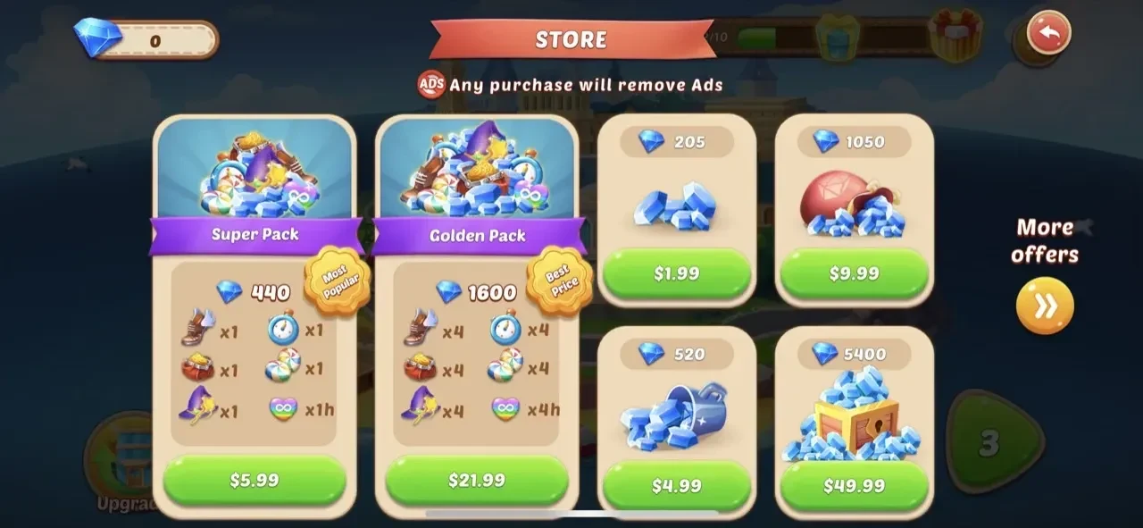 Dream Hotel paywall screen