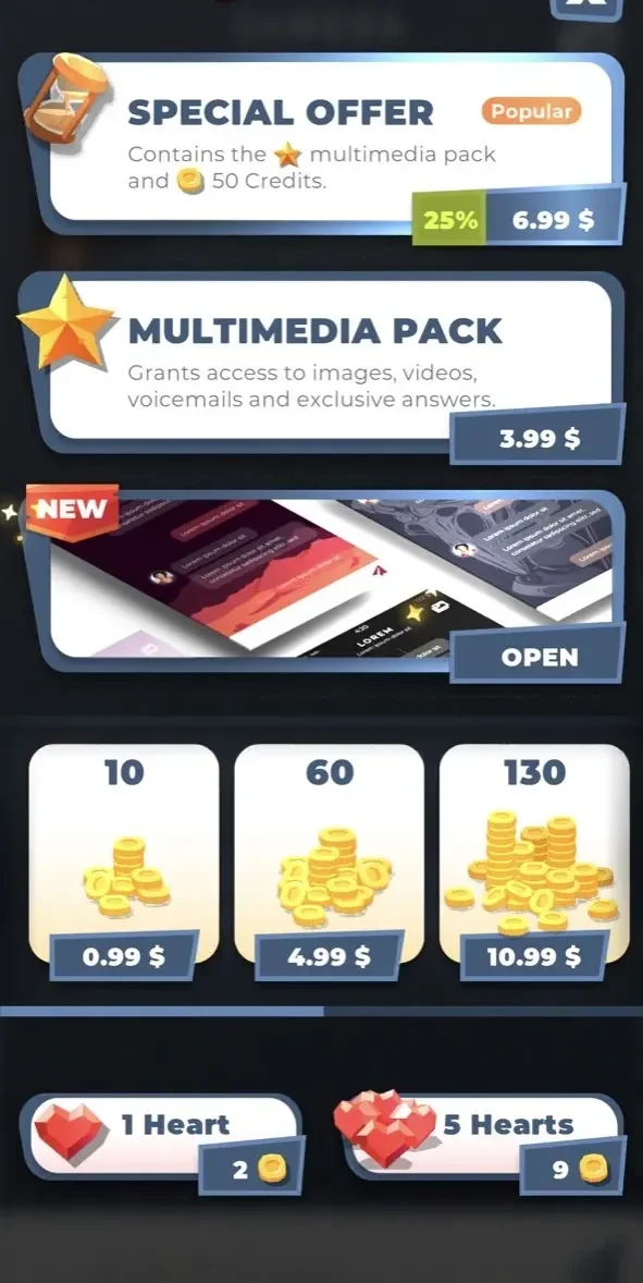 Duskwood paywall screen