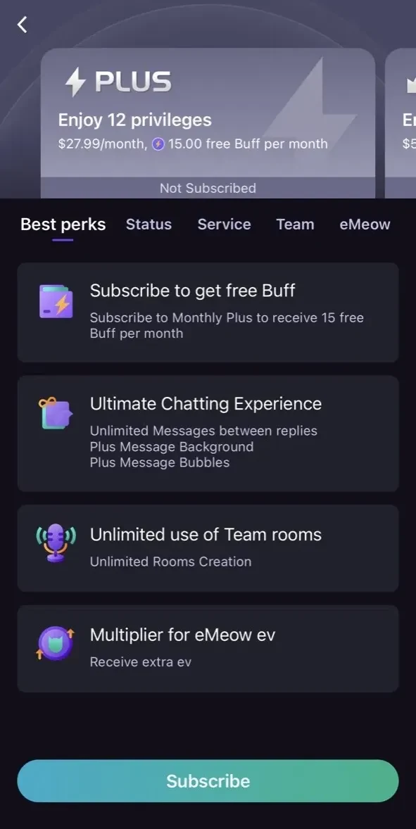 E-Pal paywall screen