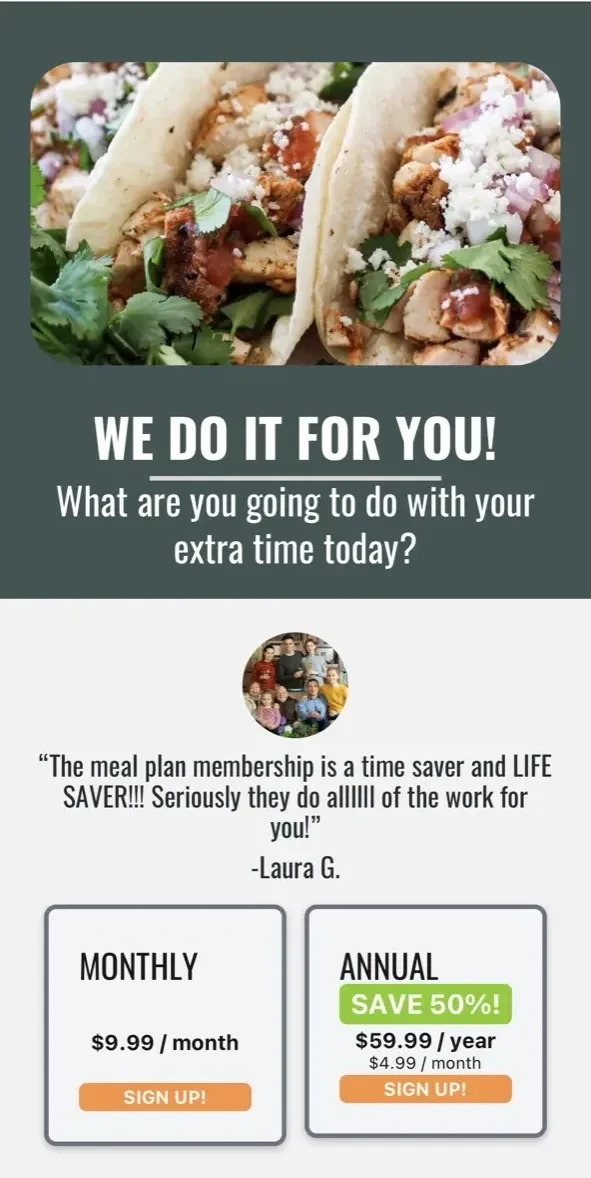 Eat Together paywall screen
