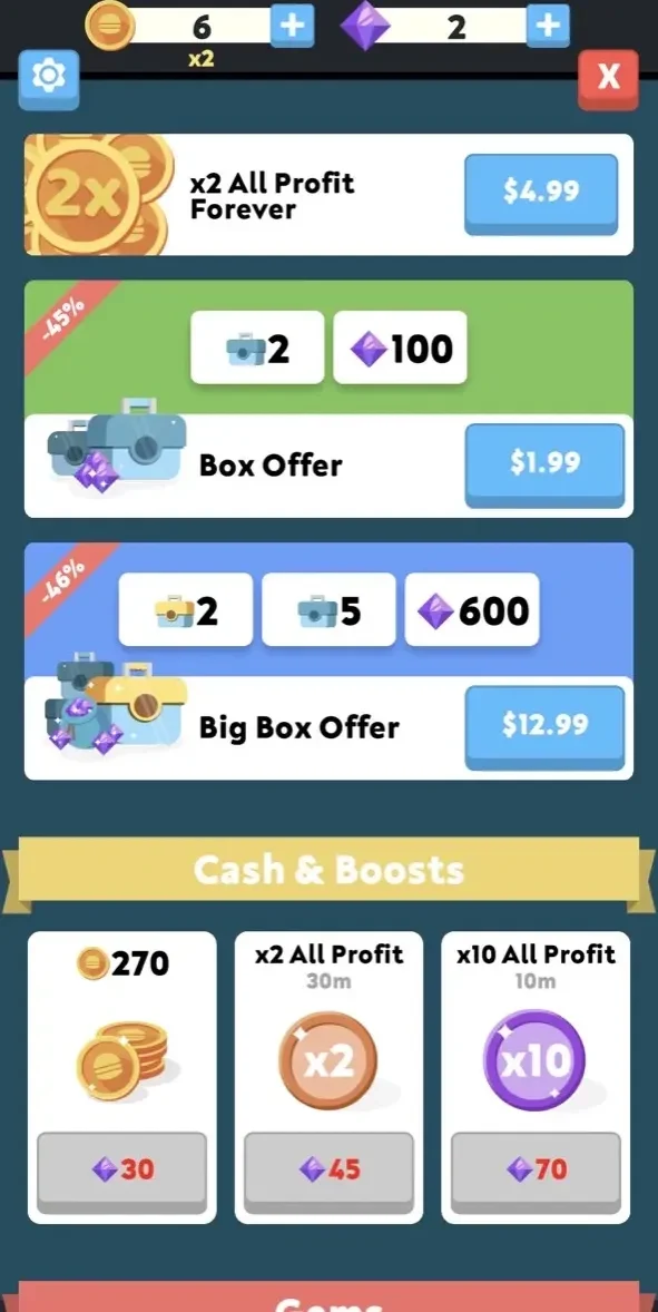 Eatventure paywall screen