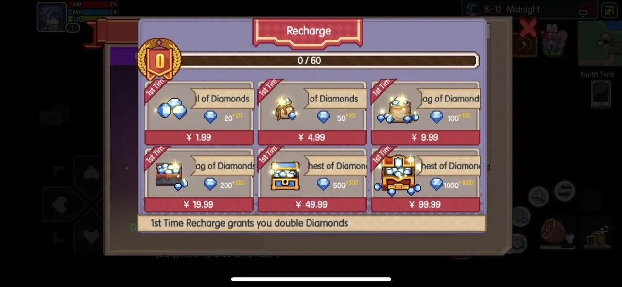 Elona Mobile paywall screen