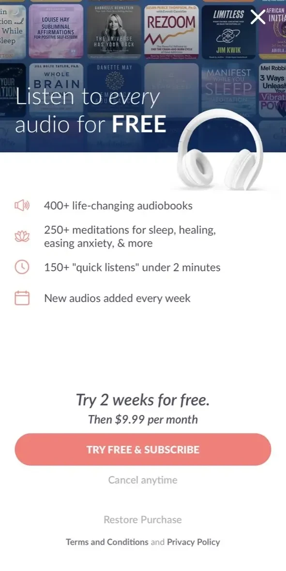 Empower You paywall screen
