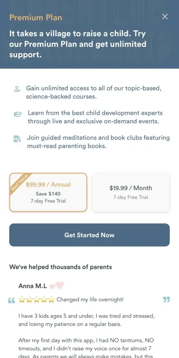 Era paywall screen