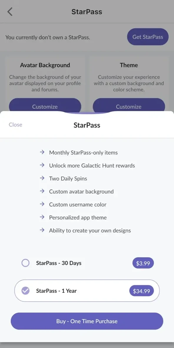 Everskies paywall screen