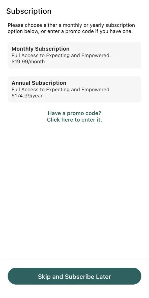 Expecting paywall screen