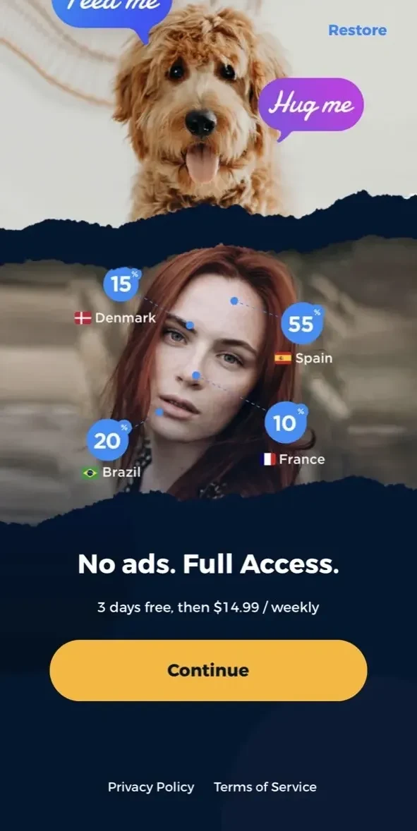 EZ Lens paywall screen