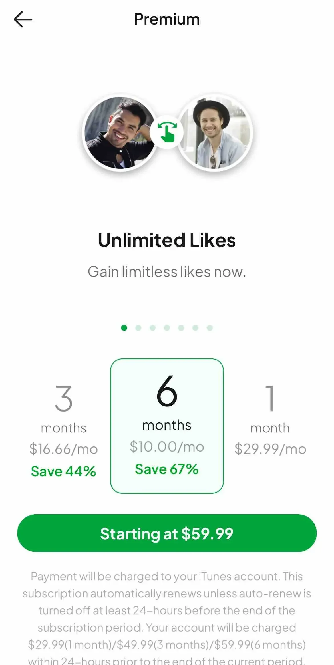 Farmers Dating Only paywall screen