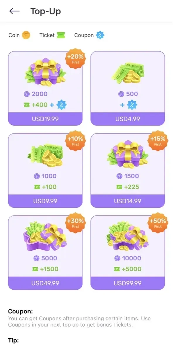 Favfic Episode paywall screen
