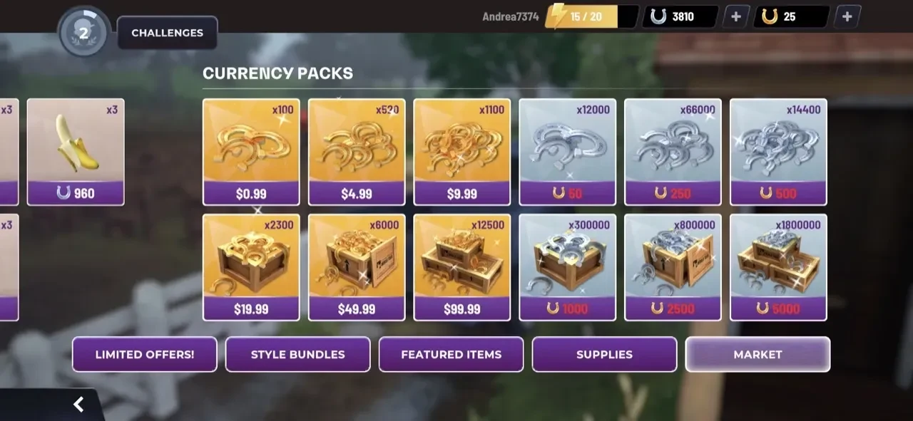 Equestriad World Tour paywall screen