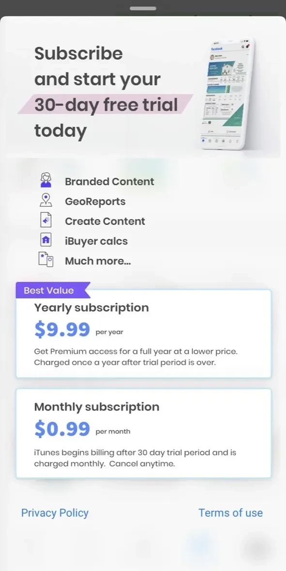FidelityAgent ONE paywall screen