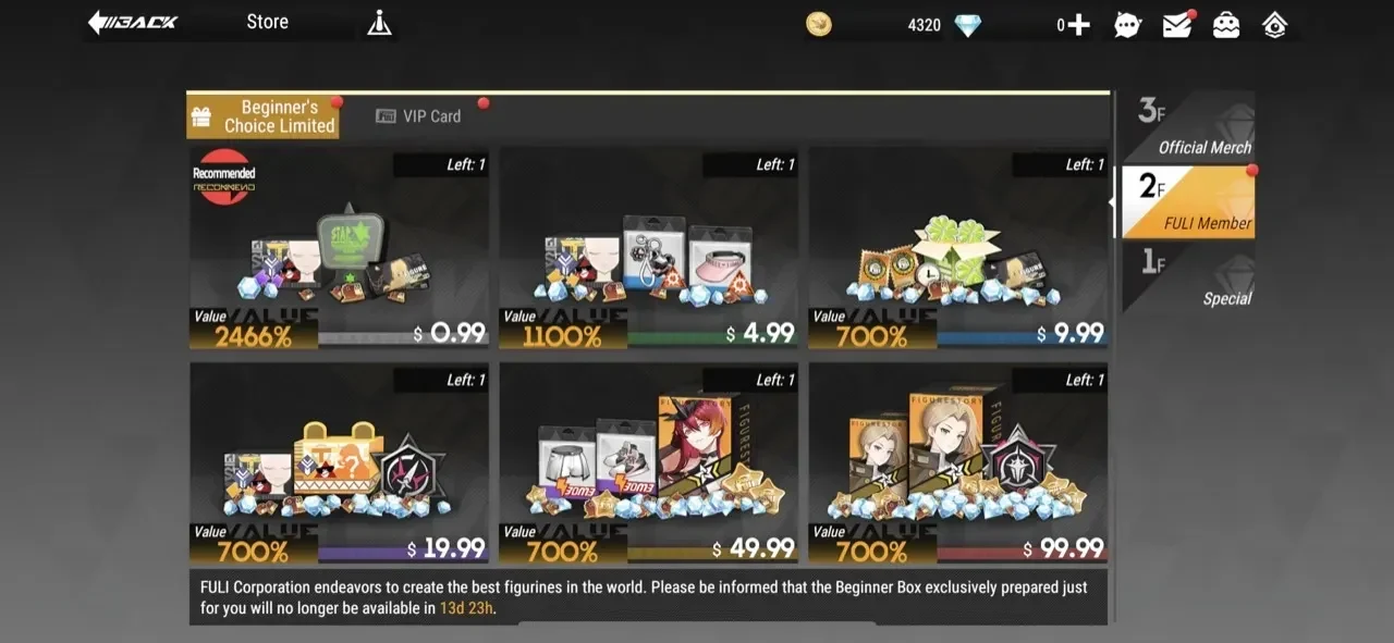 Figure Fantasy paywall screen