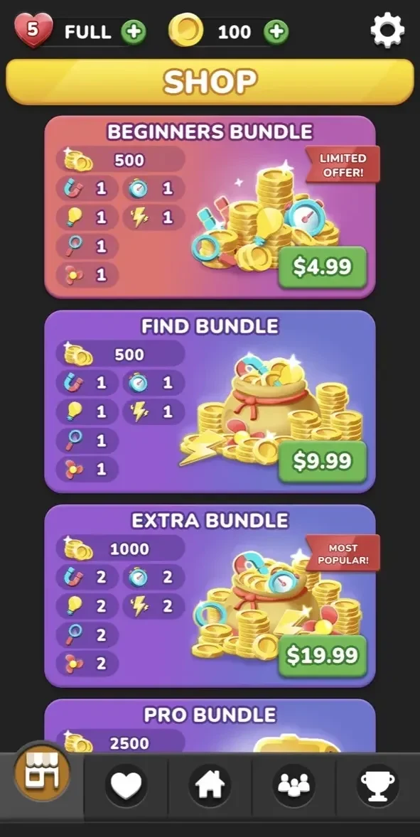 Find 3D ™ paywall screen