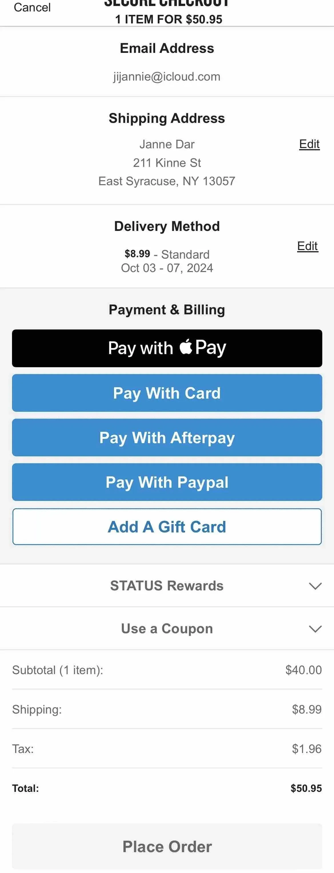Finish Line paywall screen