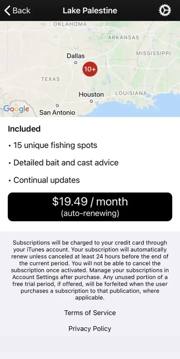 Fish Lyfe paywall screen