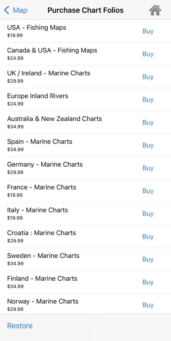 Fishing Points paywall screen