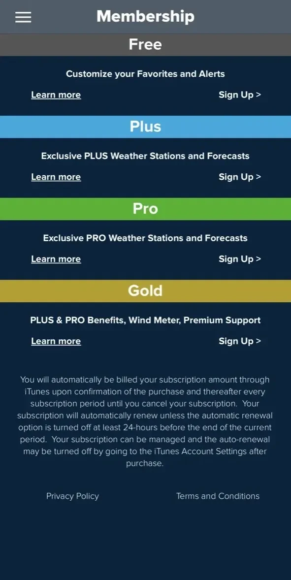 FishWeather paywall screen