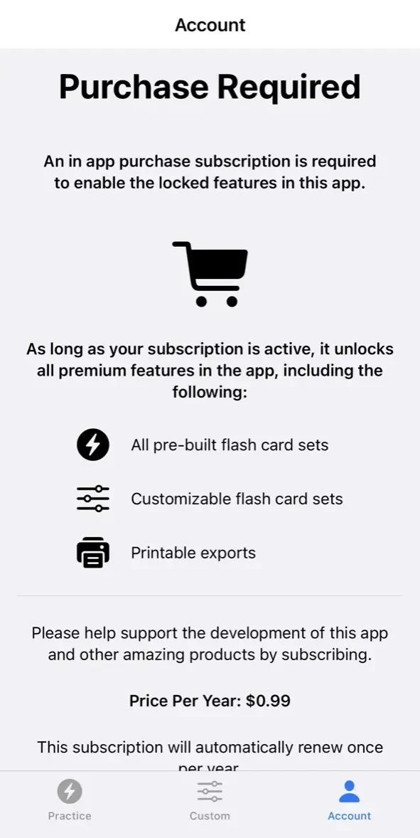 FlashToPass paywall screen