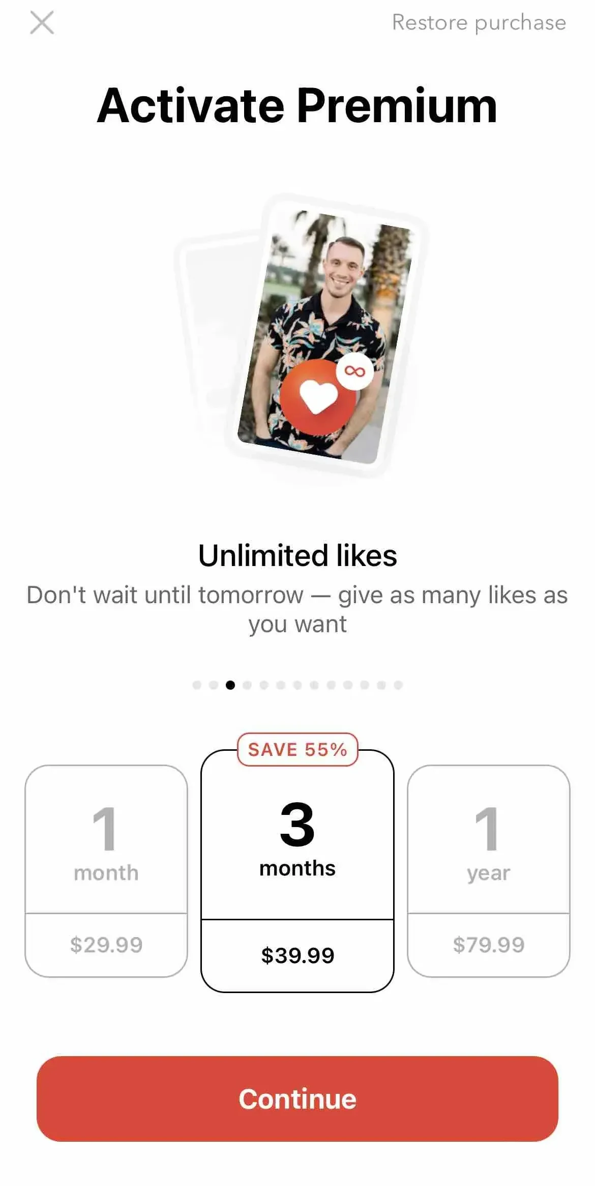 Flava paywall screen