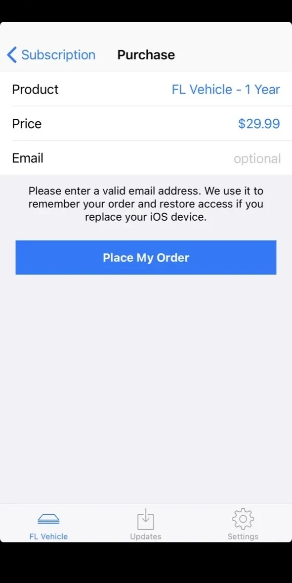 Florida Vehicle Code paywall screen