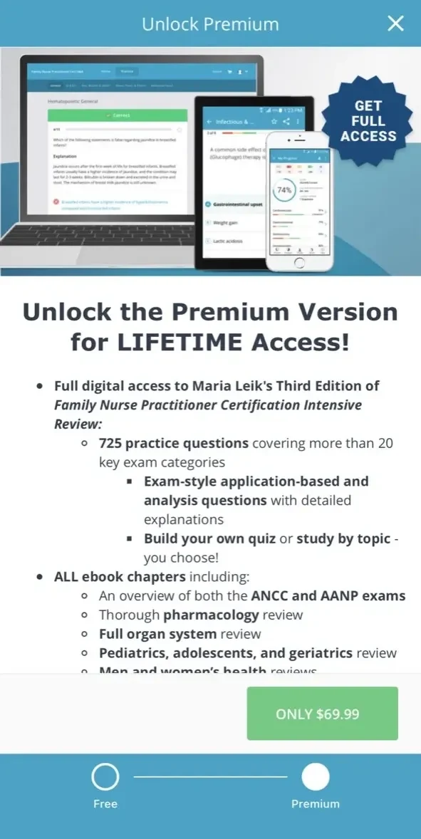 FNP paywall screen