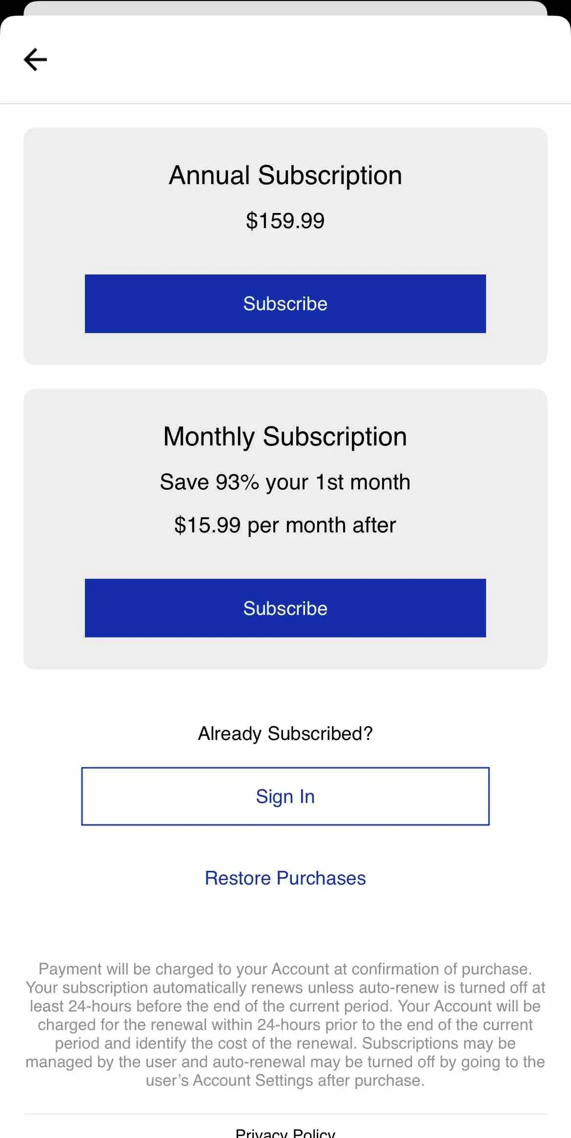 Lexington Herald paywall screen