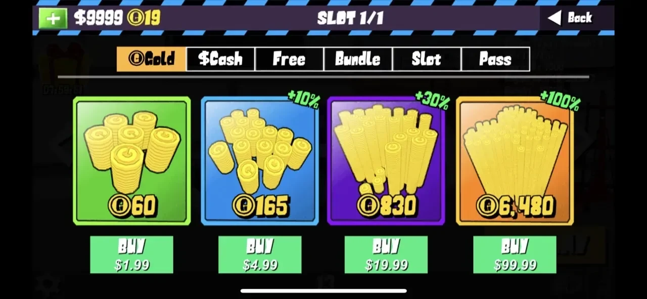 FR Legends paywall screen