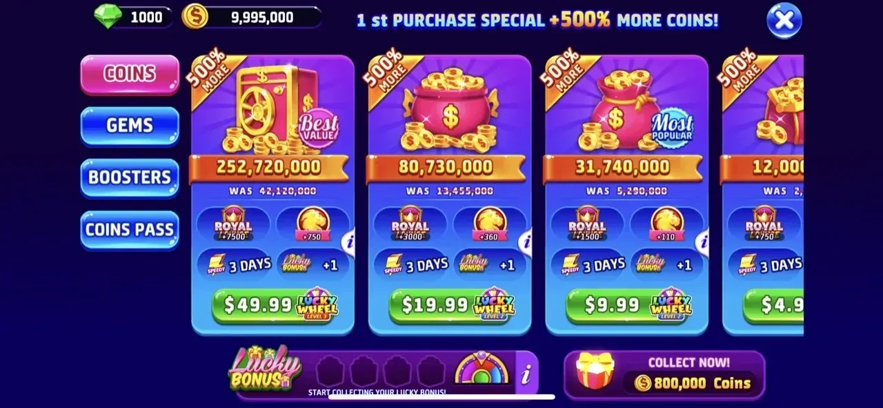 Fun Of Vegas paywall screen