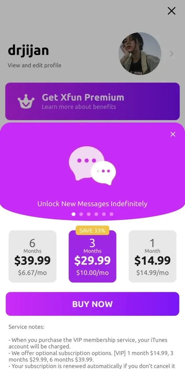FWB Adult Friend Hookup paywall screen