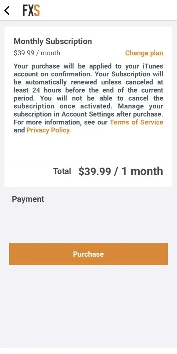 FXStreet paywall screen